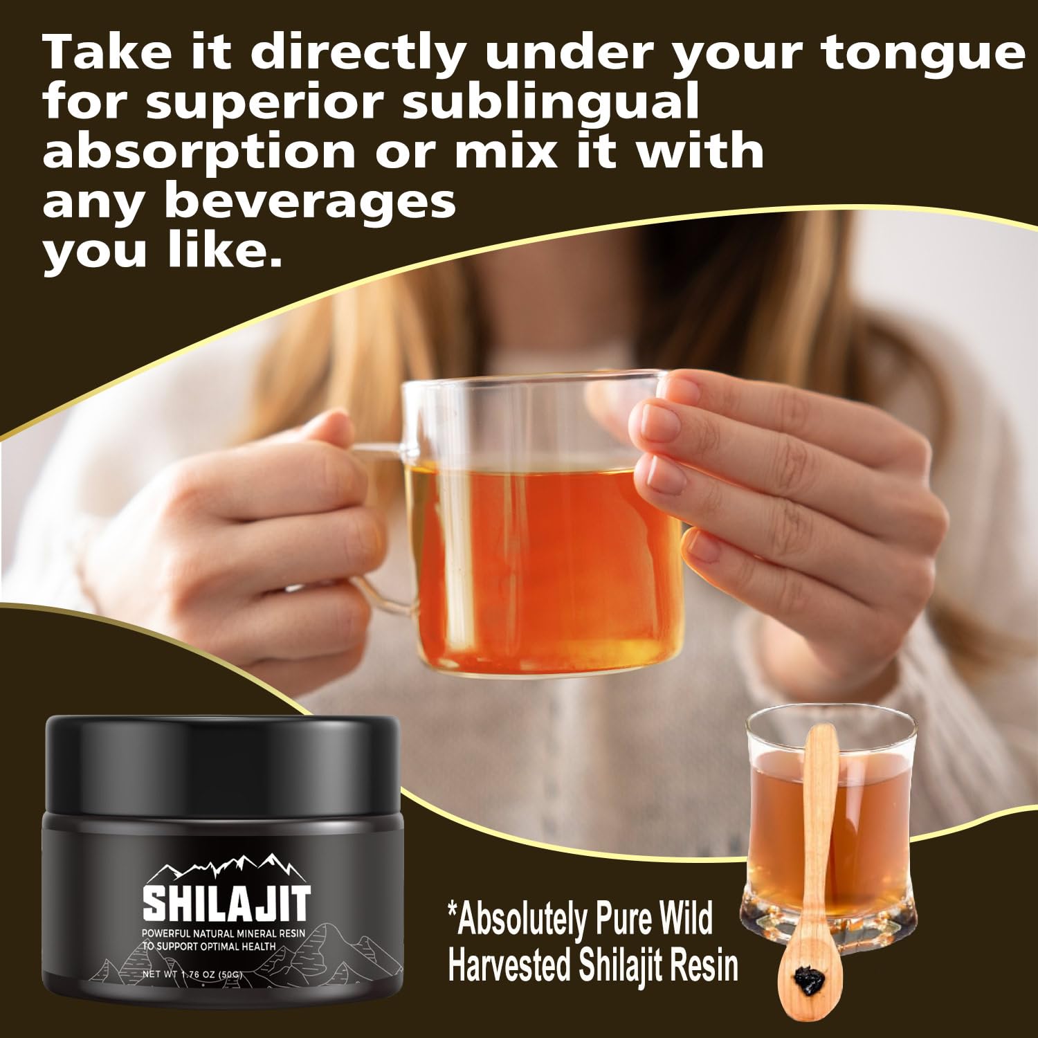 Authentic Himalayan Shilajit Resin – 85+ Trace Minerals & Fulvic Acid