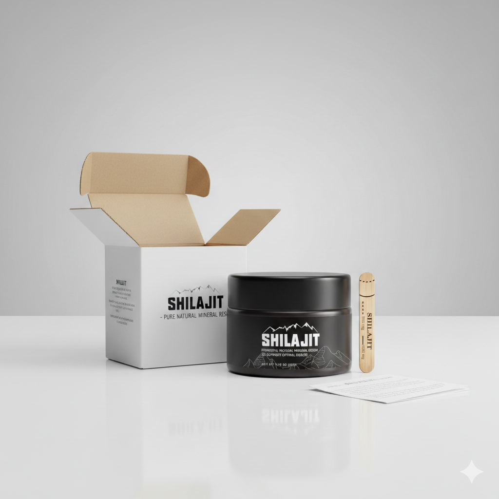 Authentic Himalayan Shilajit Resin – 85+ Trace Minerals & Fulvic Acid