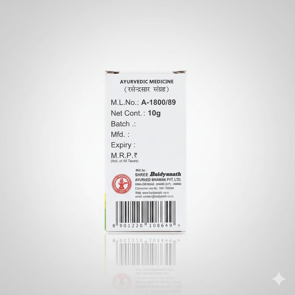 Baidyanath Swarna Bhasma (Pure Gold Bhasma) - Immunity & Vitality Tonic