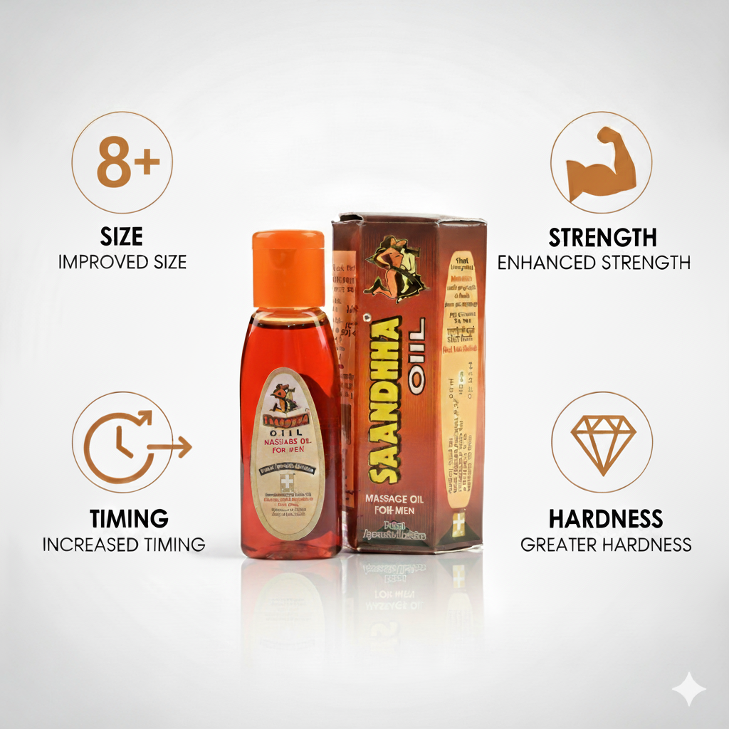 Aurvedic Saandha Oil - Get 8+ Inches and Strong Hardness