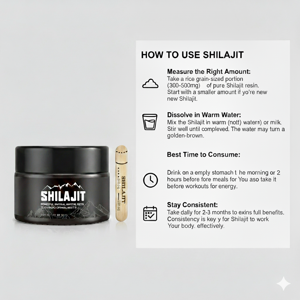 Authentic Himalayan Shilajit Resin – 85+ Trace Minerals & Fulvic Acid