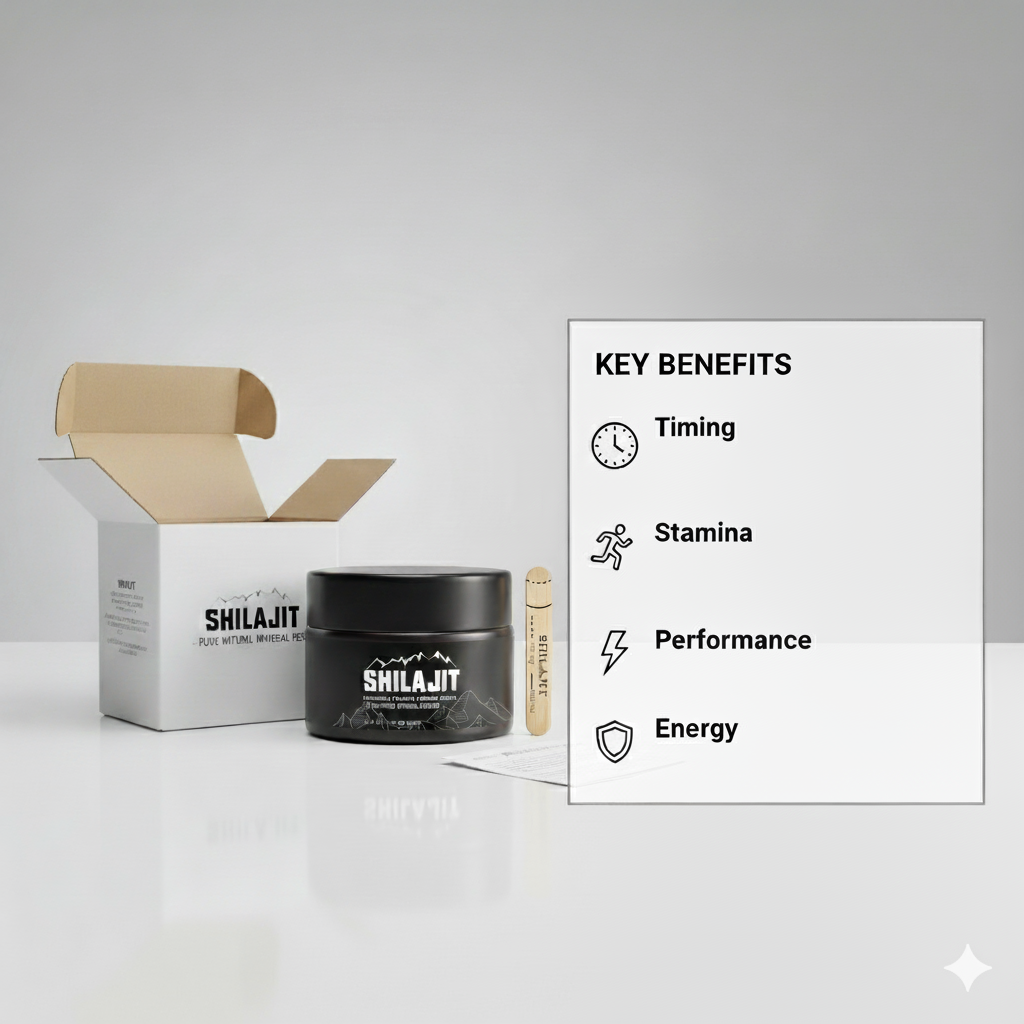 Authentic Himalayan Shilajit Resin – 85+ Trace Minerals & Fulvic Acid