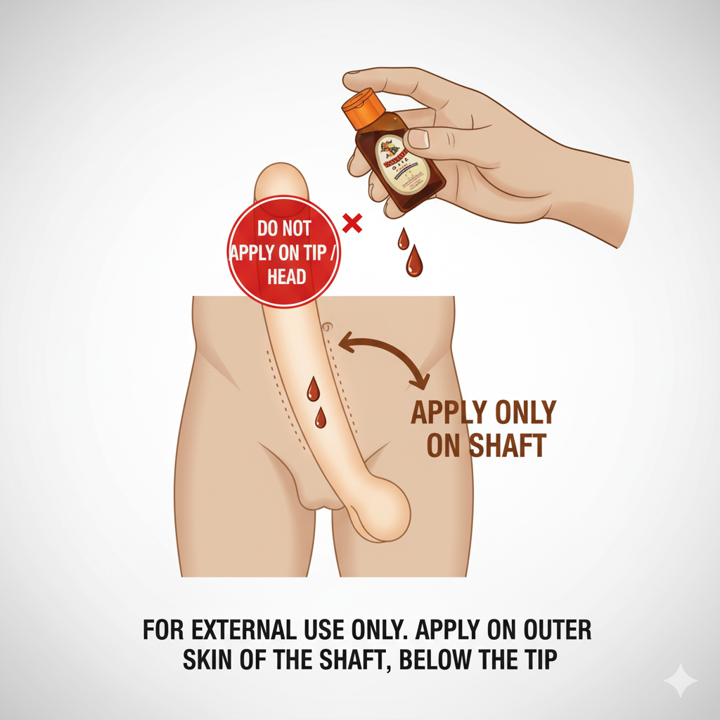 Aurvedic Saandha Oil - Get 8+ Inches and Strong Hardness