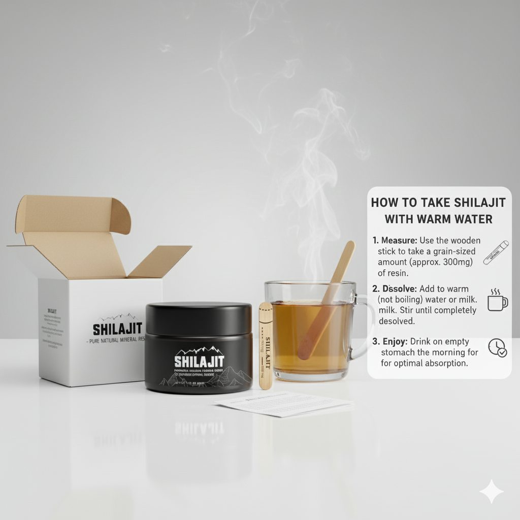 Authentic Himalayan Shilajit Resin – 85+ Trace Minerals & Fulvic Acid